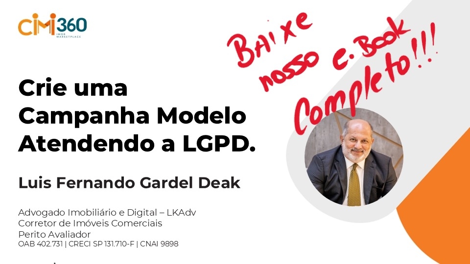 Imagem contendo a capa da oficina sobre LGPD apresentada no CIMI 360.